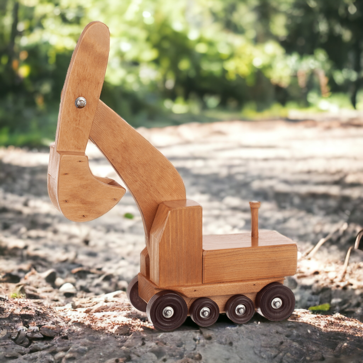 Amish Made Wooden Toy Excavator – Harvest Array