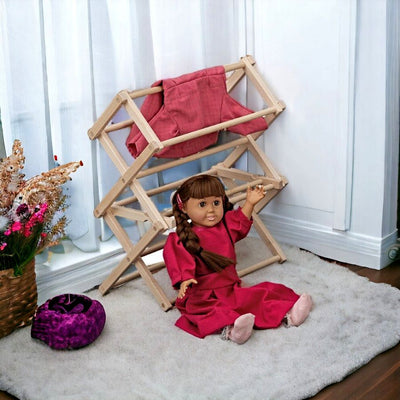 Our 16 Inch Mini Floor Standing Clothes Rack is great for children's clothing, hats, glove, dish cloths, and more.