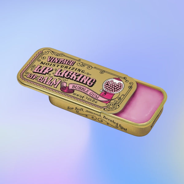 Lip Licking Lip Balm in Vintage Slider Tins