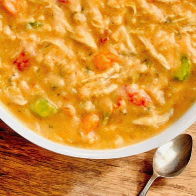 If you love the Dip, you'll love the soup when you use our Anderson House North Country Cabin Buffalo Chicken Soup Mix to make this heart soup. Order today from Harvest Array.