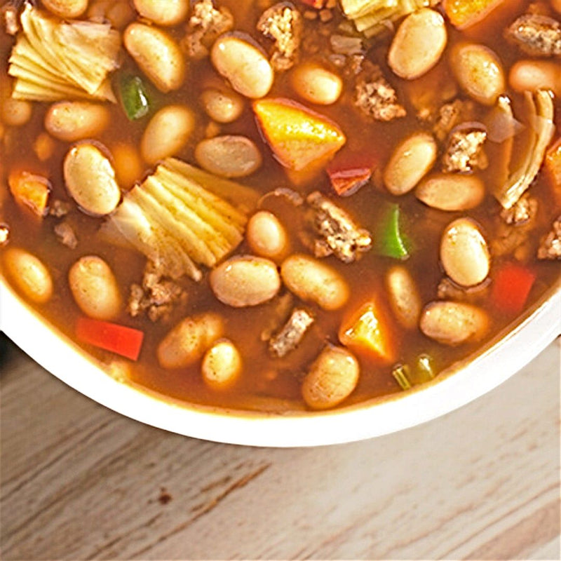 Anderson House CA Gold Rush White Bean Turkey Chili Mix makes a hearty pot of Chili. Serves 11. USA made for Harvest Array.