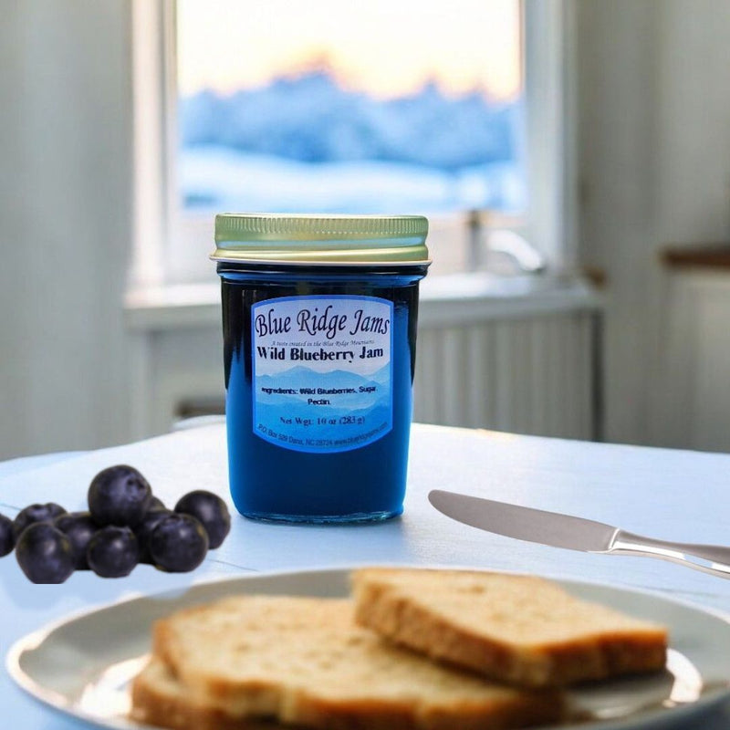 Have Our all natural Wild Blueberry Jam on toast each morning all year long. Order today at Harvest Array. 