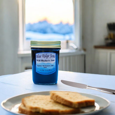 Have Our all natural Wild Blueberry Jam on toast each morning all year long. Order today at Harvest Array. 