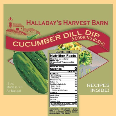 Cucumber Dill Blend Ingredients and Nutrition Facts.