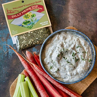 Dilly Herb Dip Mix from Halliday's is now available at Harvest Array, where Tradition is Delivered.