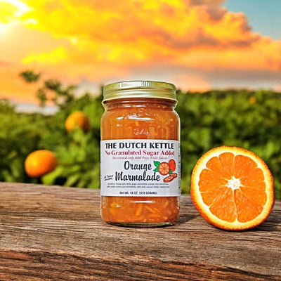 Dutch Kettle Amish Homemade Style No Sugar Added Orange Marmalade available at harvestarray.com