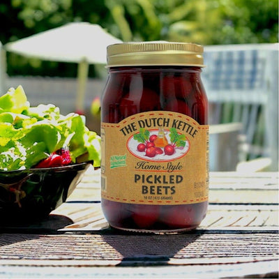 Amish made Pickled Beets with all natural ingredients. Made in North Carolina. Harvest Array