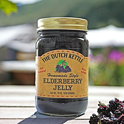 Shop Harvest Array for The Dutch Kettle Homemade Style Elderberry Jelly. Amish made in NC.