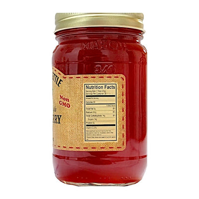 Nutrion Facts are list on each Jar of Dutch Kettle Homemade Style Seedless Strawberry Jam.