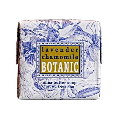 Lavender Chamomile 1.9 ounce Shea Butter Soap bar. Perfect for travel.