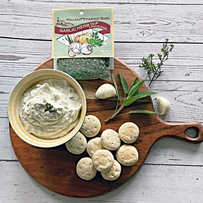 This Garlic Herb Dip & Cooking Blend is a must-have for your next arty. Order today from Harvest Array.