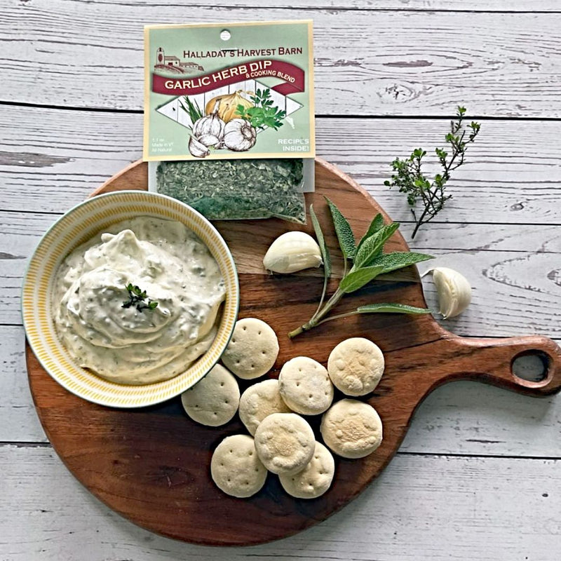 This Garlic Herb Dip & Cooking Blend is a must-have for your next arty. Order today from Harvest Array.