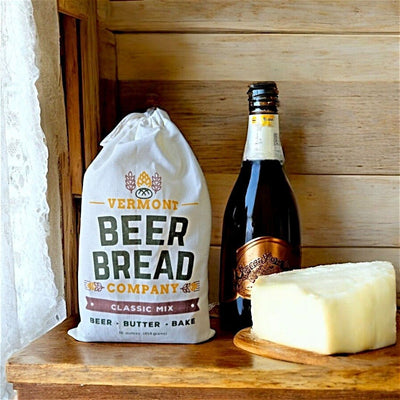 Stock your pantry with Harvest Array's Vermont Beer Bread Classic Mix from Halladay's. Just add beer and butter! Yum. 