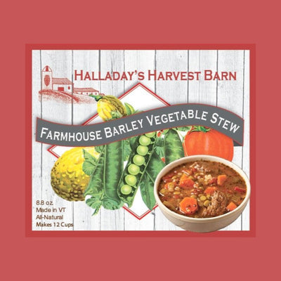 Halladay’s Farmhouse Barley Vegetable Stew Mix makes a simple, wholesome meal just like Grandma used to make! Order today online at harvestarray.com.