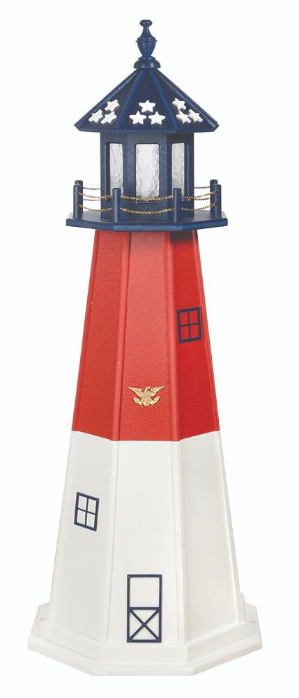 Poly Lighthouse with Base - 8 Feet