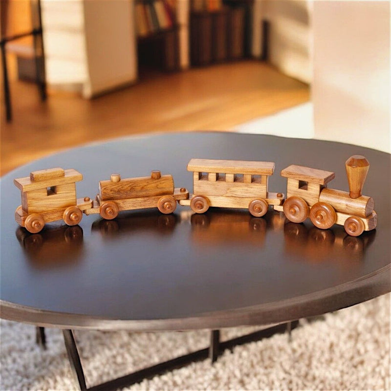 Amish made Harvest Wooden Toy Train for kids from 4-100. These make great gifts.