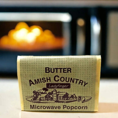 Butter Flavored Amish Country Microwave Hulless Popcorn is a best Seller at harvestarray.com