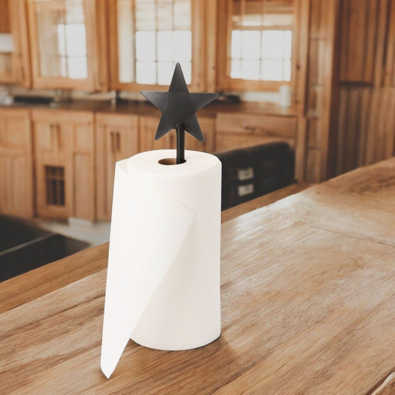 Give your kitchen a country feel with our classic Star Decorative Metal Paper Towel Holders. Shop harvestarray.com for Amish made items.