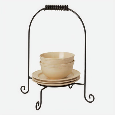 If you love to host elegant dinners this plate stand is not only attractive, but also highly functional. Order today at harvestarray.com. Bowls and Plates Not Included.