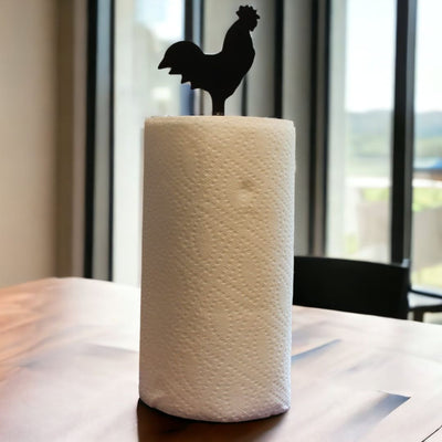 Rooster Decorative Metal Paper Towel Holders. Order yours today from Harvest Array.