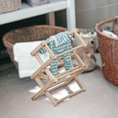 Our Mini Clothes Drying Racks are ideal for baby clothing.