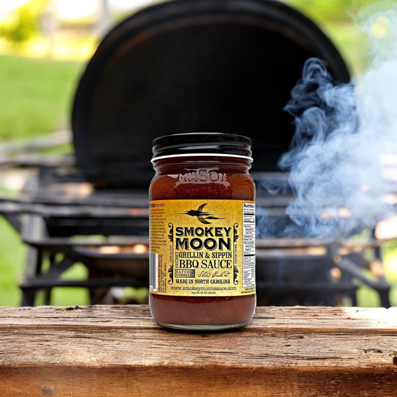 Smokey Moon Grillin and Sippin BBQ Sauce by the Grill