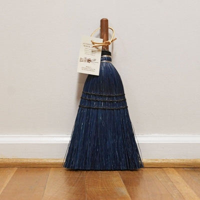 Shop Harvest Array's Amish General Store for Stoltzfus Deluxe Whisk Brooms in Blue broomcorn.