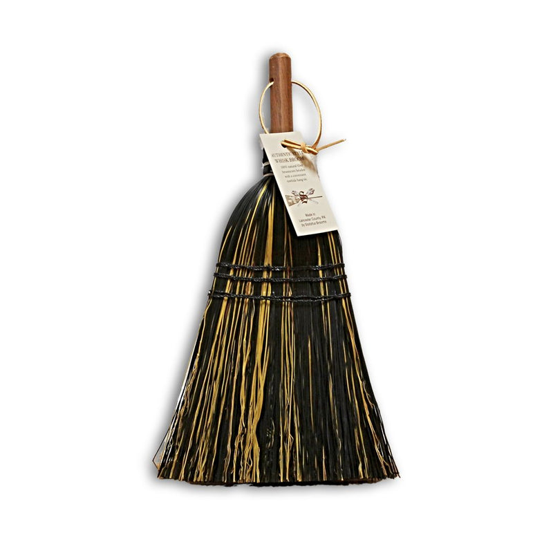 Stoltzfus Deluxe Whisk Brooms crafted with Black and Yellow broomcorn by Stoltzfus Brooms for Harvest Array