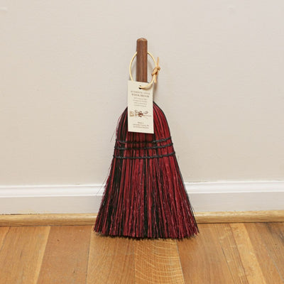 Shop Harvest Array's Amish General Store for Stoltzfus Deluxe Whisk Brooms in Red and Black broomcorn.