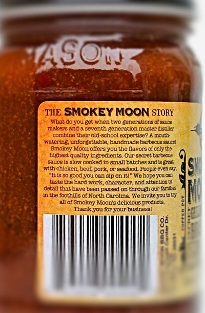 Smokey Moon's Grillin & Sippin BBQ Sauce Story. Hard work,  character, and attention to detail go into each batch.