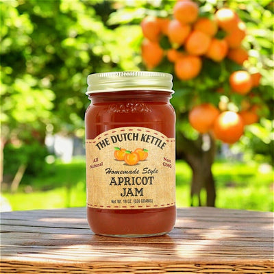 Apricot Dutch Kettle Amish Homemade Style Jam is a best seller at harvestarray.com. Subscribe and Save!