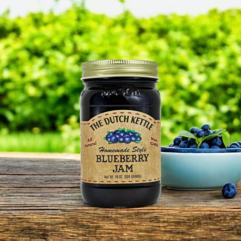 The Dutch Kettle Blueberry Jam for Harvest Array is all-natural and NON-GMO. Order now and have it delivered straight to your doorstep from Harvest Array.