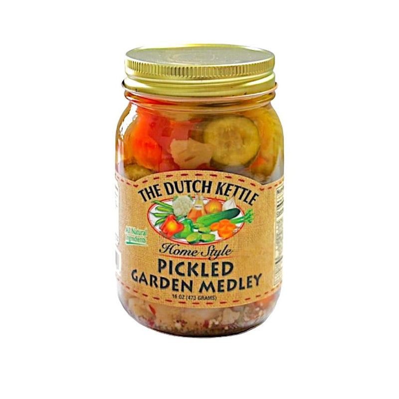 Dutch Kettle Amish Home Style Pickled Garden Medley. Delicious right out of the jar!