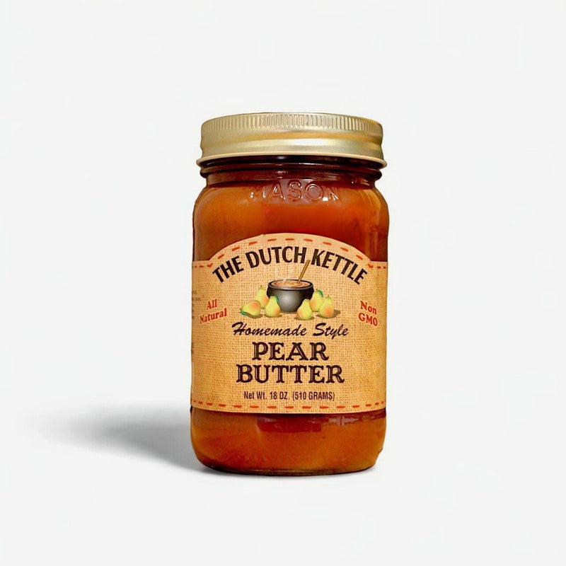 The 18 oz. jars of The Dutch Kettle Homemade Style Pear Butter are individually wrapped to ensure safe delivery to you from Harvest Array.