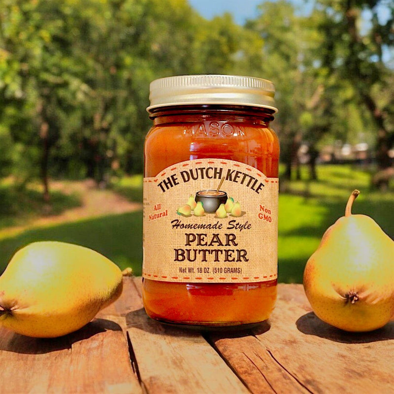 The Dutch Kettle Homemade Style Pear Butter is now available to purchase online at Harvest Array