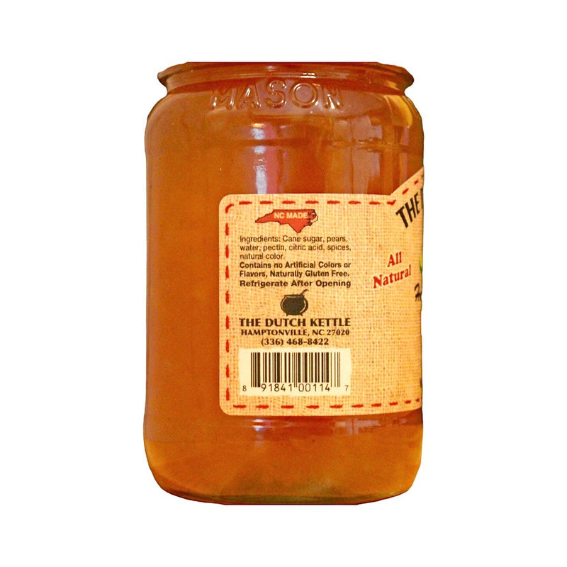 Our Pear Jam contains only All Natural Ingredients.