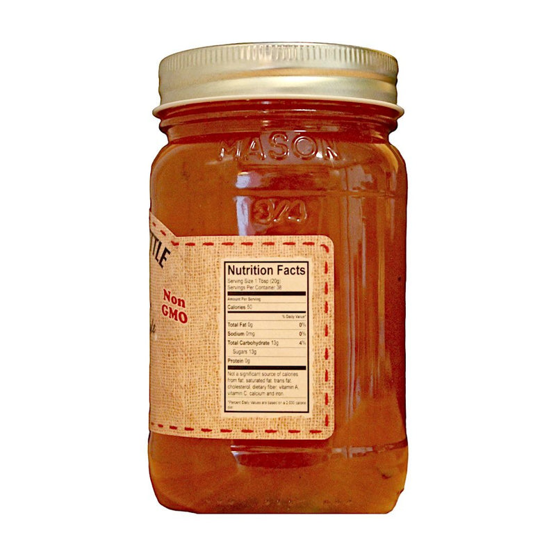 The Dutch Kettle Homemade Style Pear Jam is Non GMO. Take a look at the Nutrition Facts too.