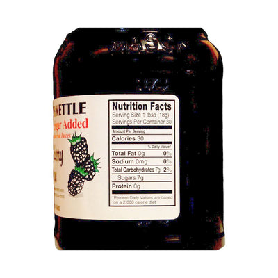 The Dutch Kettle No Sugar Added Blackberry Jam Nutritional Facts