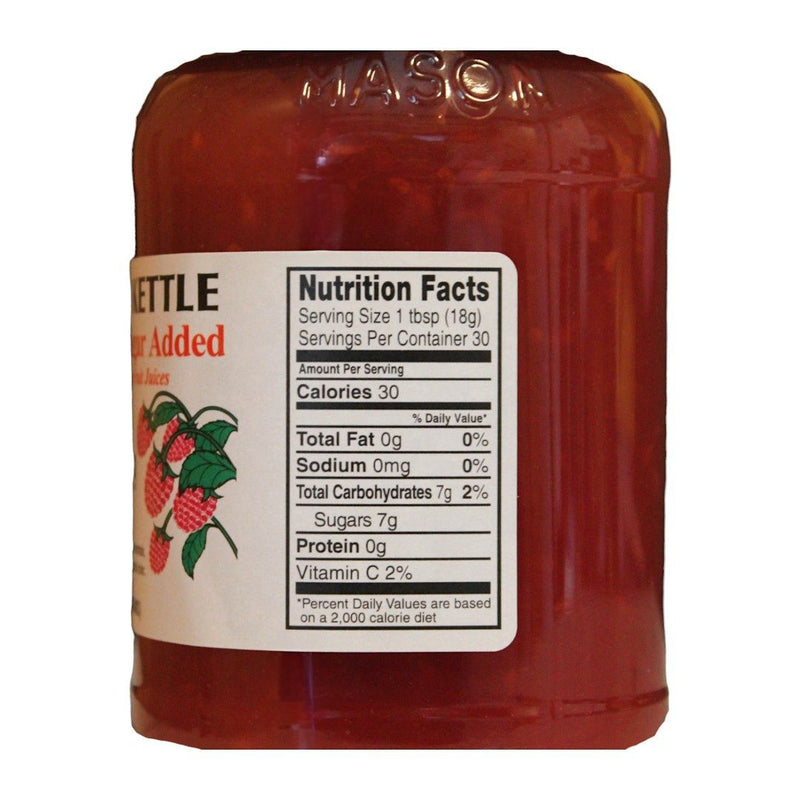 The Dutch Kettle No Sugar Added Red Raspberry Jam Nutrition Facts. Harvest Array