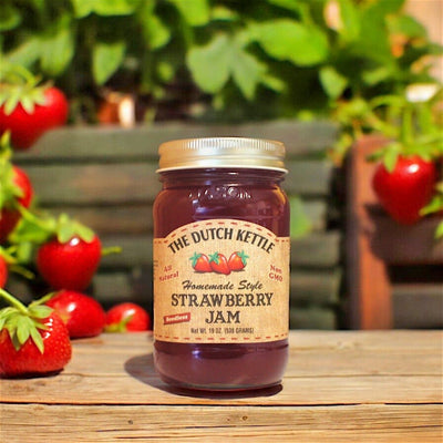 Dutch Kettle Seedless Homemade Style Strawberry Jam now available at Harvest Array's Online General Store!