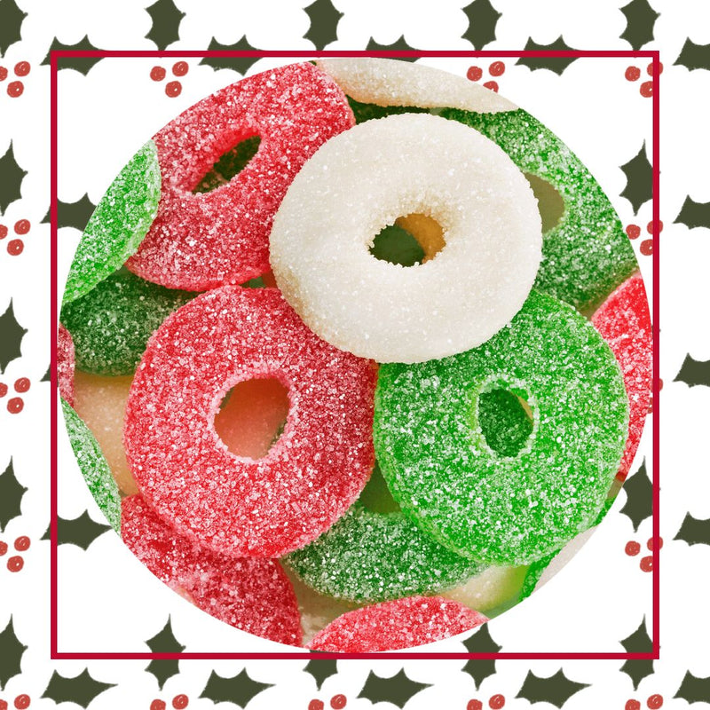 Shop Harvest Array for all your Christmas shopping needs including these Albanese Gummi Wreaths. 