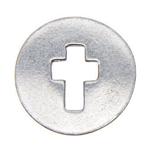 Back of Pewter "Faith" Blessing Ring Charm.