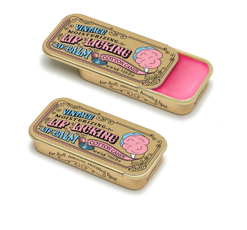 Lip Licking Lip Balm in Vintage Slider Tins