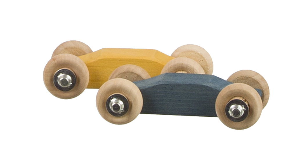 Amish-Made Switchback Car Racer Toy 2024 (Harvest Finish)