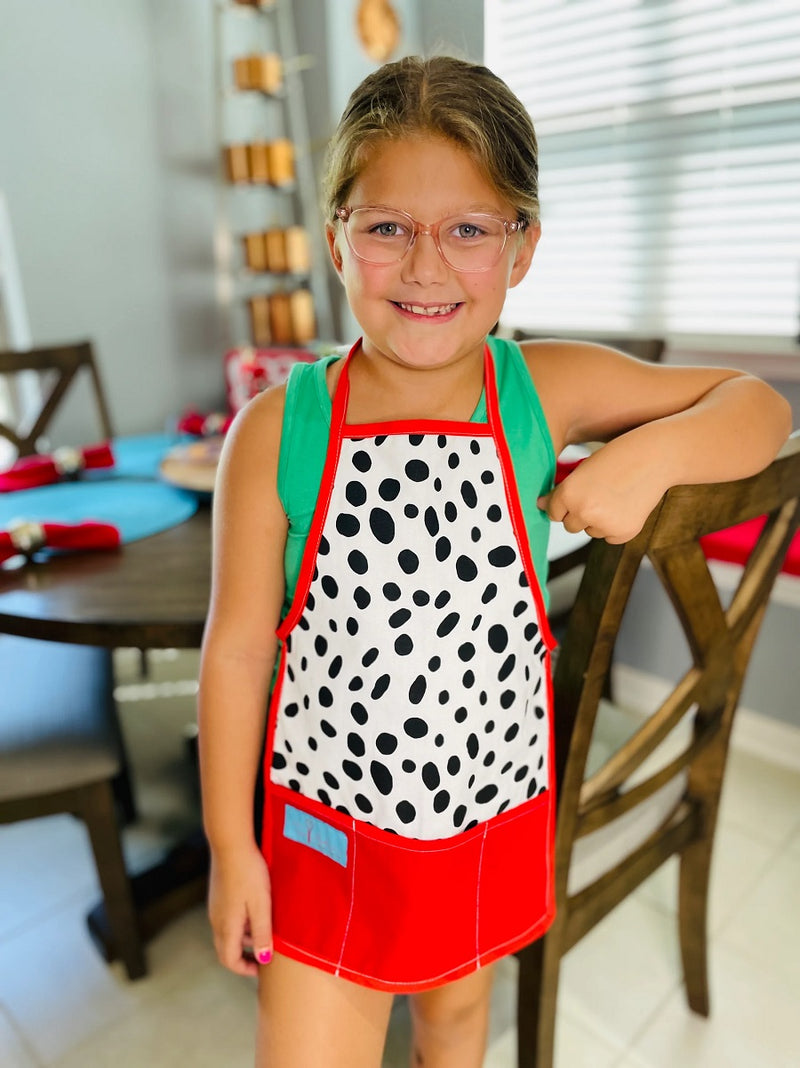 Mommy & Me Apron Set - Dalmatian Print – Harvest Array